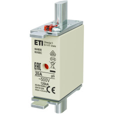 Предохранитель NH-000/gG 20A 500V KOMBI