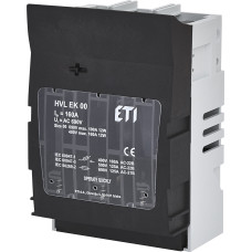 Разъединитель HVL EK 00 3P 160A (Клеммы M8-M8)