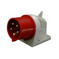 Вилка встроенная угловая (силовой разъем) ER-3253 IP44 (32A, 400V, 3P+N+PE)