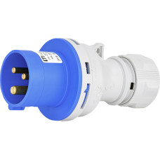 Вилка кабельная (силовой разъем) EV-1632 IP44 (16A, 230V, 2P+PE)