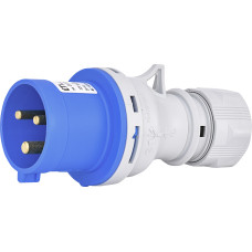 Вилка кабельная (силовой разъем) EV-3232 IP44 (32A, 230V, 2P+PE)