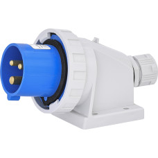 Вилка настенная (силовой разъем) EPH-1632 IP67 (16A, 230V, 2P+PE)
