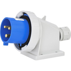 Вилка настенная (силовой разъем) EPH-3232 IP67 (32A, 400V, 2P+PE)