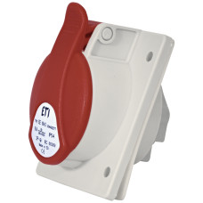 Розетка вбудована (силовий роз`єм) EE-1643  IP54 (16A, 400V, 3P+PE)