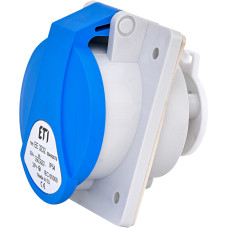 Розетка вбудована (силовий роз`єм) EE-3232  IP54 (32A, 230V, 2P+PE)