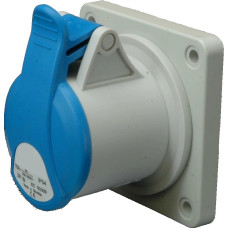 Розетка вбудована (силовий роз`єм) EER-1632  IP54 (16A, 230V, 2P+PE)