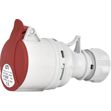 Розетка кабельна (силовий роз`єм) ES-1653  IP44 (16А, 400V, 3P+N+PE)