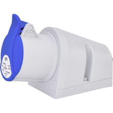 Розетка настінна (силовий роз`єм) EZ-3232  IP44 (32A, 230V, 2P+PE)