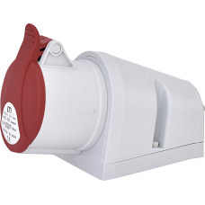 Настенная розетка (силовой разъем) EZ-3253 IP44 (32A, 400V, 3P+N+PE)