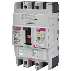 Авт. выключатель EB2R 125/3L 125A (25kA, (0.63-1)In/(10)In, с блоком УЗО) 3P