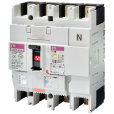 Авт. выключатель EB2R 250/4L 160A (25kA, (0.63-1)In/(13)In, с блоком УЗО) 4P