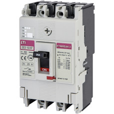Авт. выключатель EB2S 160/3SF 25A (25kA, фикс./фикс.) 3P
