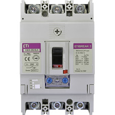Авт. вимикач EB2S 250/3LA 250A (16kA, (0.63-1)In/(5-11)In) 3P