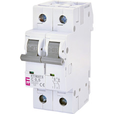 Автоматичний вимикач ETIMAT 6 2p C 0,5A (6kA)