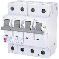 Автоматичний вимикач ETIMAT 6 3p+N D 13А (6 kA)