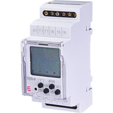 Многофункциональный цифровой термостат+цифровой таймер TER-9 24V AC/DC (2x16A_AC1)