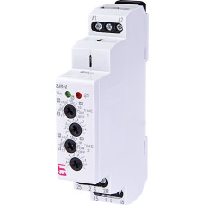 Дворівневе реле часу SJR-2 UNI 12-240 AC/DC (2x16A_AC1)