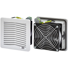 Фильтрующий вентилятор EF-150-67-230V (67м.куб./ч, 230VАС, IP54, 150x150x73мм, RAL7035)