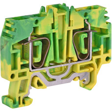 Клемма пружинная заземляющая ESP-HTE.6 (6 мм2, желто-зел.)