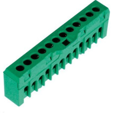 Клемник ESC-QBLOK1202 (зелений, 10/16 мм2, 12 підключ.)