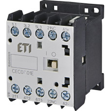 Контактор мініатюрний  CEC 07.01 24V AC (7A; 4kW; AC3)