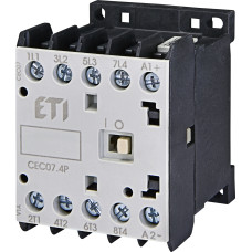 Контактор мініатюрний  CEC 07.4P 230V АС (7A; 4kW; AC3) 4р (4 н.в.)