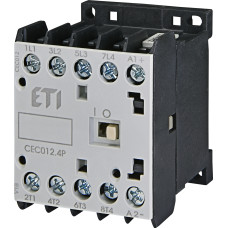 Контактор миниатюрный CEC 12.4P 230V АС (12A; 5,5kW; AC3) 4р (4 н.в.)