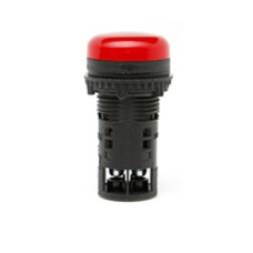 Лампа сигнальная LED матовая ELPI-024С-R 24V AC/DC (красная)