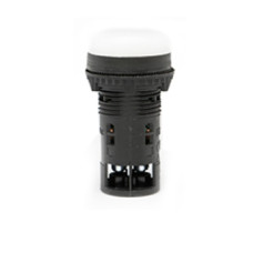 Лампа сигнальная LED матовая ELPI-024С-W 24V AC/DC (белая)