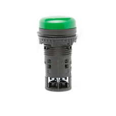 Лампа сигнальная LED матовая ELPI-240A-G 240V AC (зеленая)