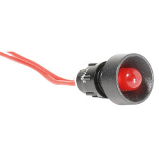 Лампа сигнальная LS LED 10 R 230 (10мм, AC 230V, красная)