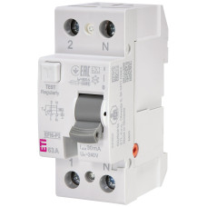 Дифференциальное реле (УЗО) 2р EFI6-P2 63/0,03 тип A (6кА)