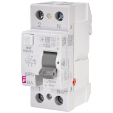 Дифференциальное реле (УЗО) 2р EFI6-P2 80/0,03 тип A (6кА)