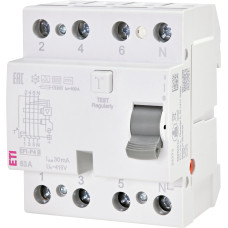 Дифференциальное реле (УЗО) EFI-P4 B 63/0,03 (10кА)