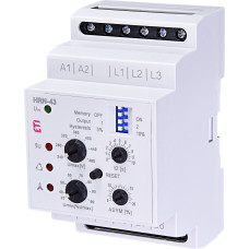 Реле контроля напряжения HRN-43 400V AC (3F, 2x16A_AC1) без нейтрали.