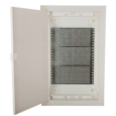 Щит металлопластиковый ECG42 MEDIA-PO (перф.панель, пластик.белая дверца)