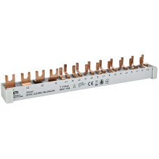 Шина питания IZ 10/L1L2L3NL1/NL2/NL3/N (10мм2, 3P+N, 0.21м, Fork, 12mod.)