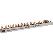 Шина питания IZ 10/L1NL2NL3N/18 (10мм2, 3P+N, 0.32м, Fork, 18mod.)