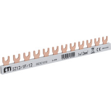 Шина питания IZ 12/1F/12 (12мм2, 1P, 0.21м, Fork, 12mod.)