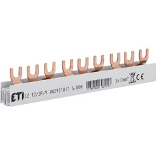 Шина питания IZ 12/3F/9 (12мм2, 3P, 0.16м, Fork, 9mod.)
