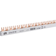 Шина питания IZ 16/2F/54 (16мм2, 2P, 1м, Fork, 54mod.)