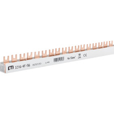Шина питания IZ 16/4F/56 (16мм2, 4P, 1м, Fork, 56mod.)