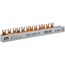 Шина питания IZM 16/3F/4хMPE (16мм2, 3P, 0.21м, Fork, 12mod., 4xMS/MPE)
