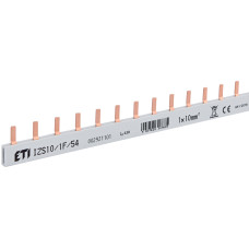 Шина питания IZS 10/1F/54 (10мм2, 1P, 1м, Pin, 54mod.)