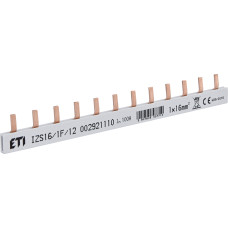 Шина питания IZS 16/1F/12 (16мм2, 1P, 0.21м, Pin, 12mod.)
