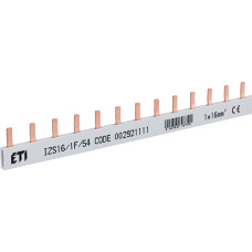 Шина питания IZS 16/1F/54 (16мм2, 1P, 1м, Pin, 54mod.)