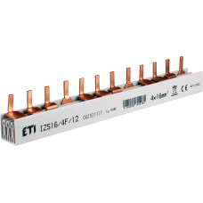 Шина питания IZS 16/4F/12 (16мм2, 4P, 0.21м, Pin, 12mod., 3xKZS-4M)