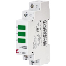 Трехфазный индикатор наличия напряжения SON H-3G (3x зеленый LED)