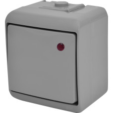 Выключатель 1-клавишный с повышенным напряжением VHE-1L-SR (серий, IP54)