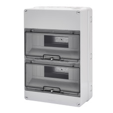 Корпус пластиковый 40 CD навесной 24М (12Х2) прозрачная дверца IP55 GEWISS